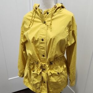 Ann Taylor Mustard Utility Jacket Medium